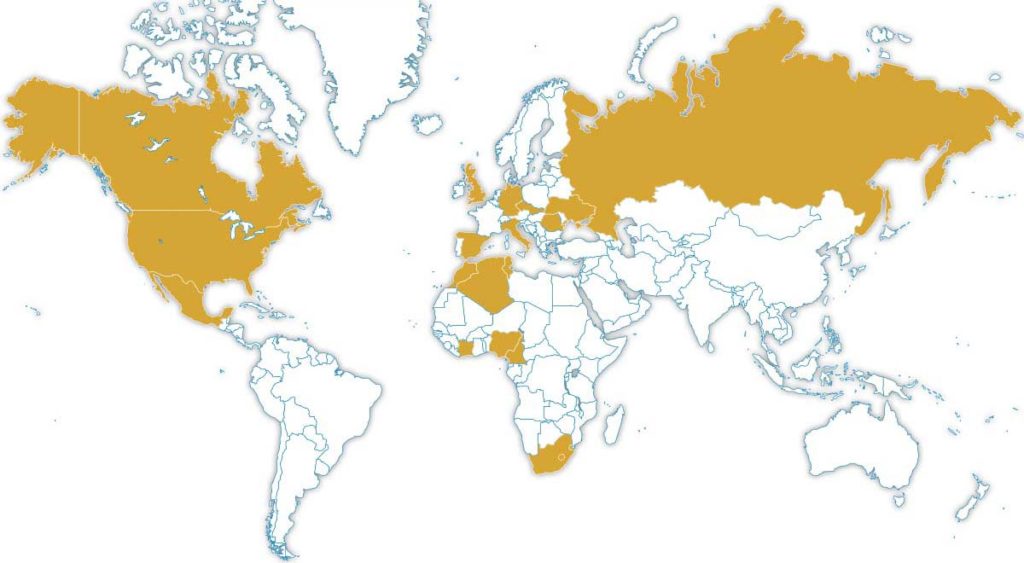 présence internationale