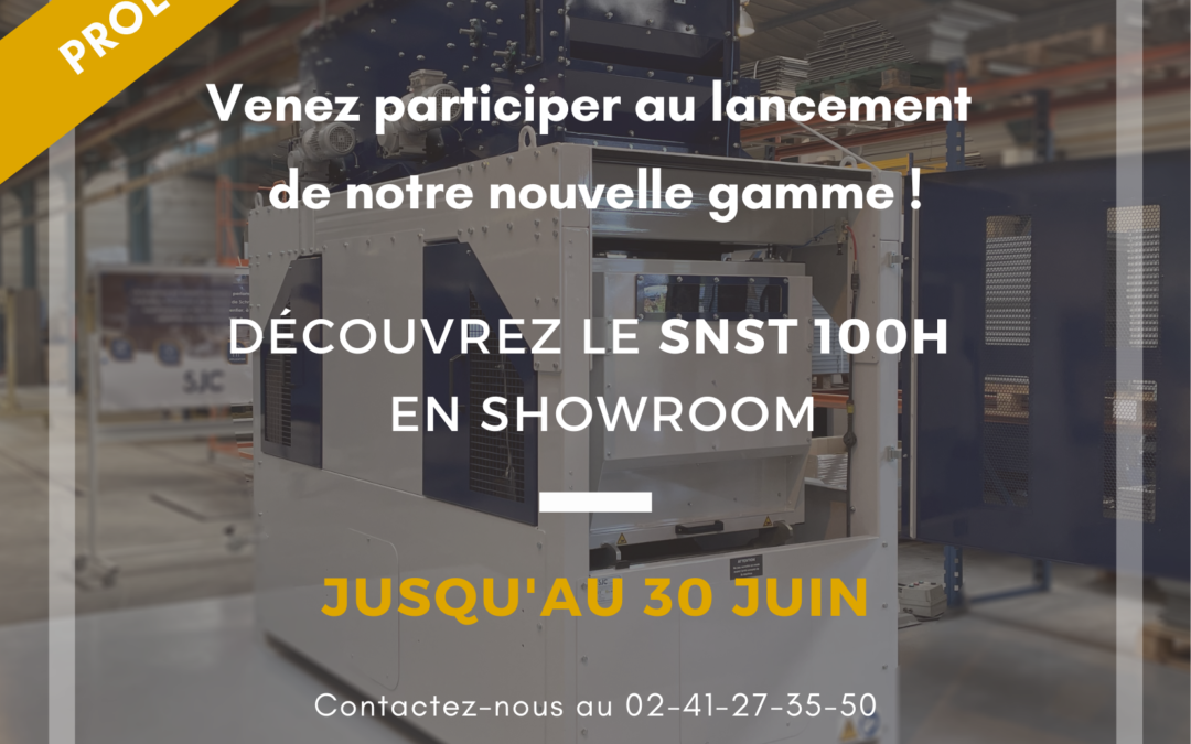 Découvrez le nouveau nettoyeur séparateur SNST 100H